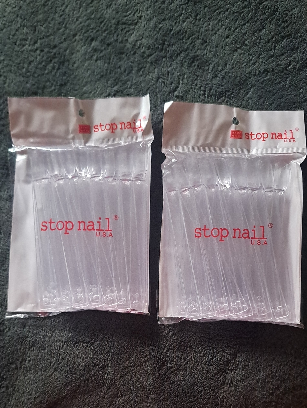 Clear Nail Swatch Picks - Pack of Clear Plastic Swatches